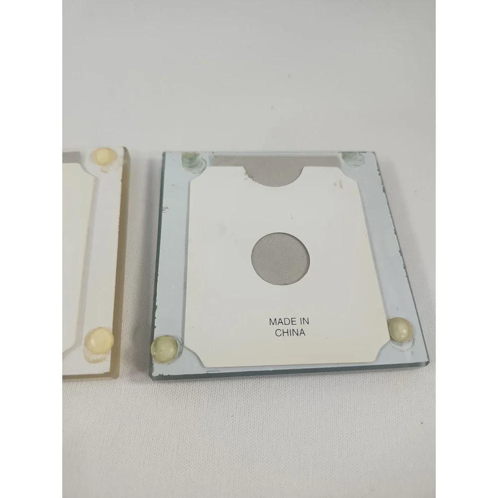 Sarah Peyton Home Set Of 4 Glass Photo Coasters 2
